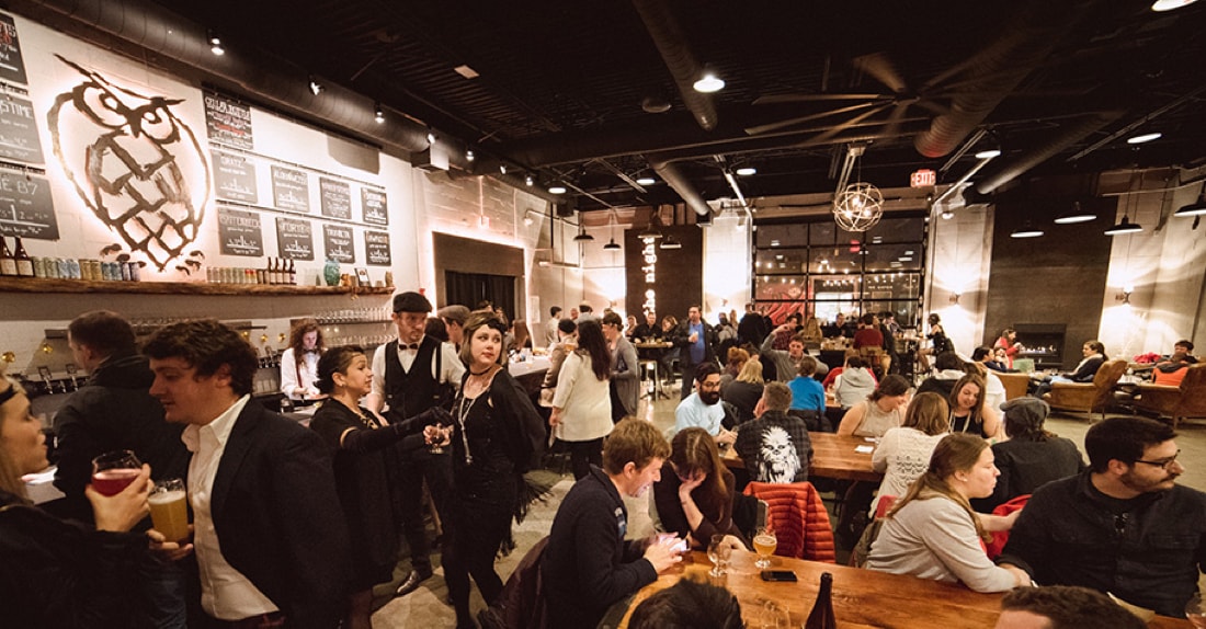 A Packed House @ Everett, Massachusetts Night Shift Brewery.